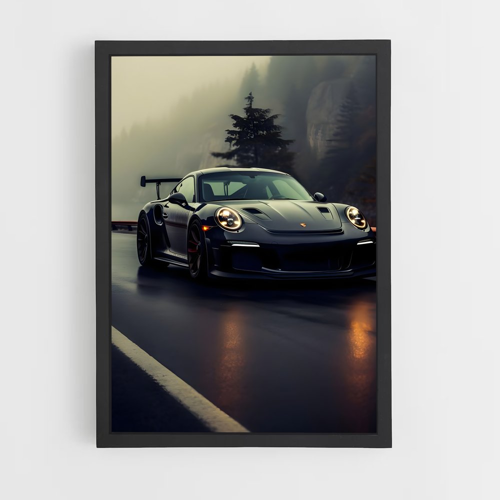 Poster Éblouissant 911 GT2 RS – affiche Porsche (vue 2)